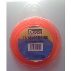 Oxford T6 Filo Nylon 2.5 mm x 30 metri Oxford T6 Filo Nylon 2.5 mm x 30 metri
